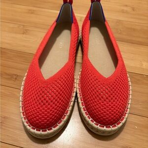 Rothy's Vibrant Red Espadrilles